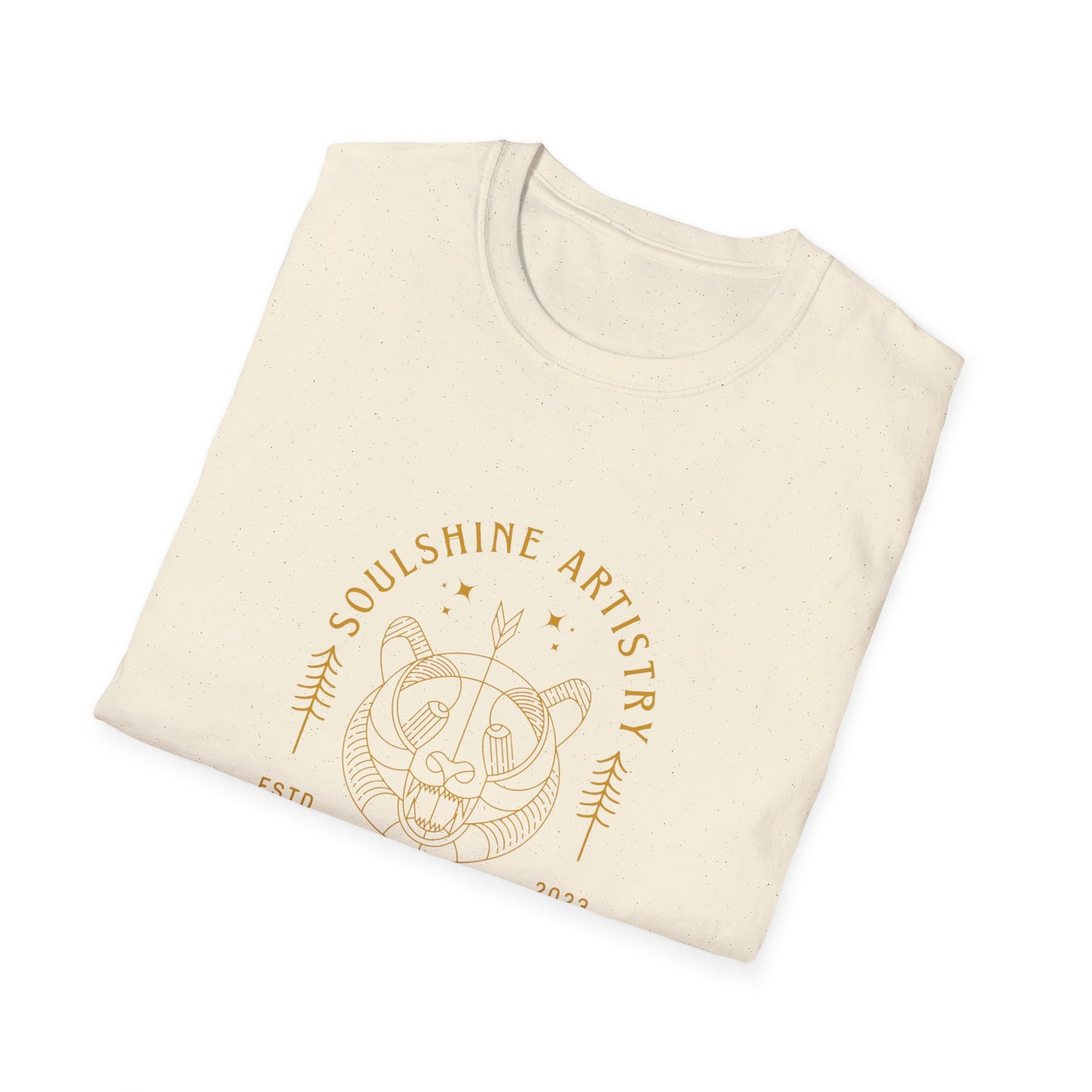 Outdoors SoulShine Artistry Graphic Tee — Vintage Nature Skull Design