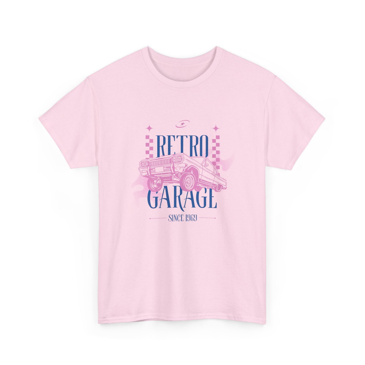 Retro Garage Tee – Vintage Car Mechanic Shirt ("Retro Garage")