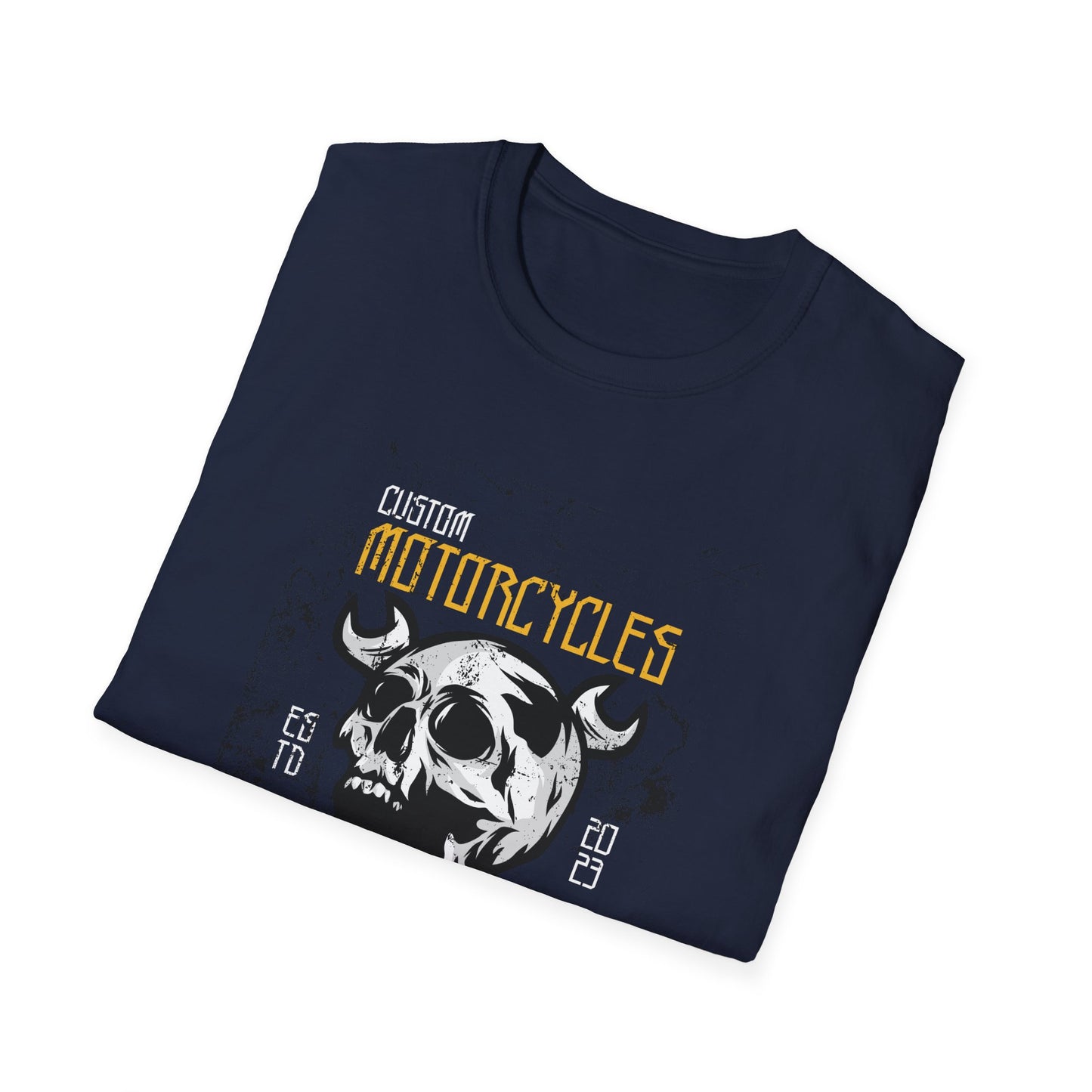 Motorcycles Skull T-Shirt - Ride Fast Biker Tee