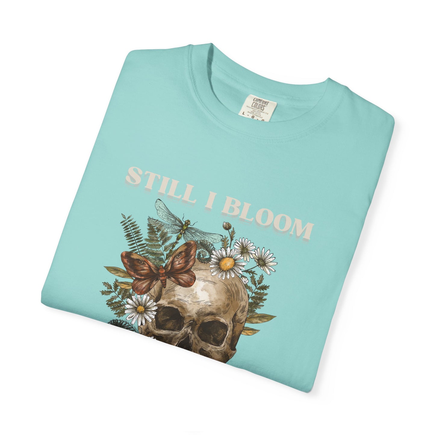 Still I Bloom Skull Floral T-Shirt