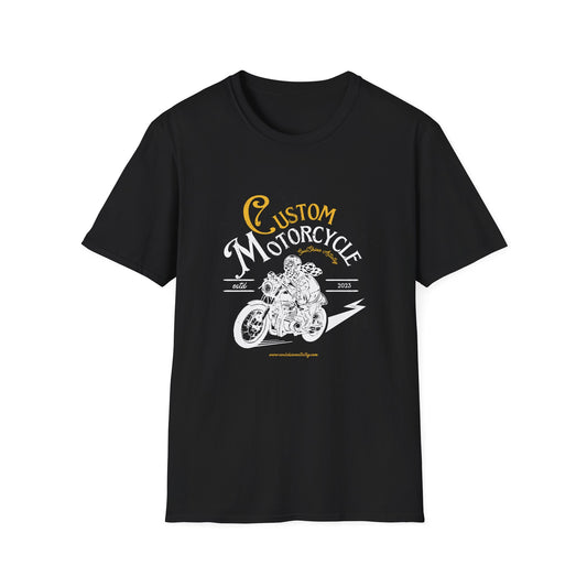 Custom Motorcycle T-Shirt — Vintage Rider Graphic Tee