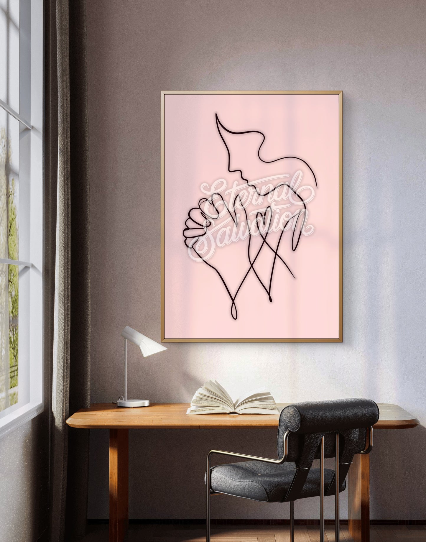 "Eternal Salvation" Art Print: Modern Wall Decor  (Digital Download)