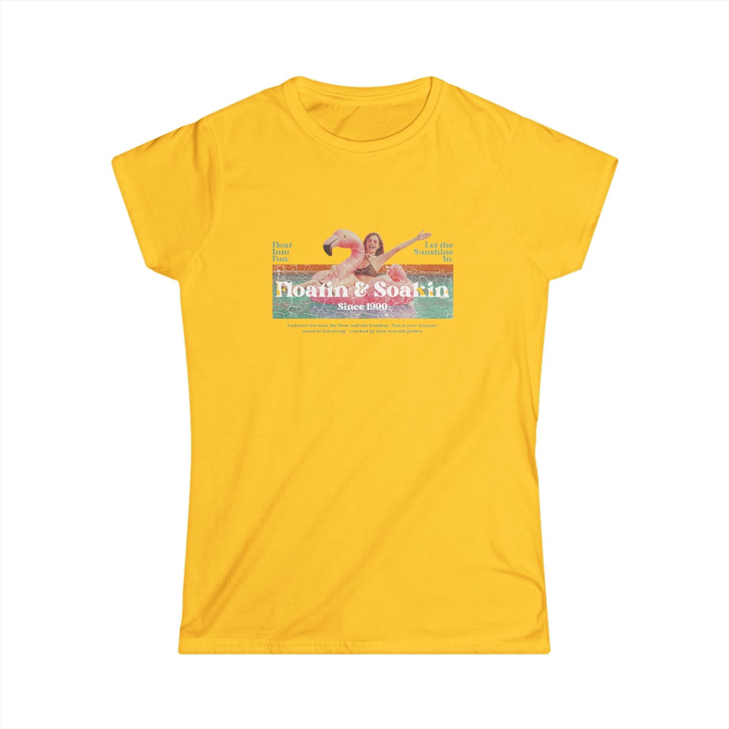 Floating & Soakin' Retro Pool Vibes Tee