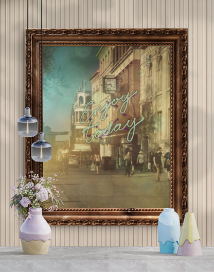 "Enjoy Today" Art Print: Modern Wall Decor  (Digital Download)