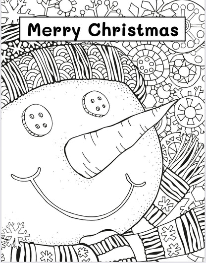 ✨ Christmas Coloring Book Bundle – 5 Digital Downloadable Coloring Books ✨