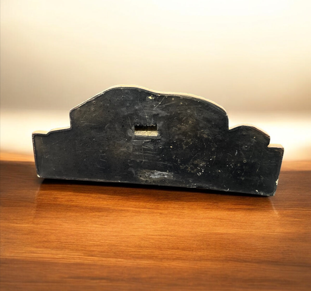 Vintage Hand-Carved Wooden “Welcome Friends” Sign with Dog Design