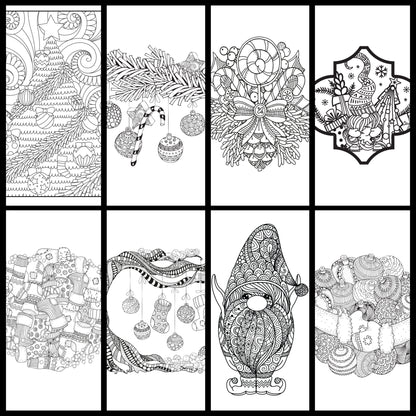 ✨ Christmas Coloring Book Bundle – 5 Digital Downloadable Coloring Books ✨