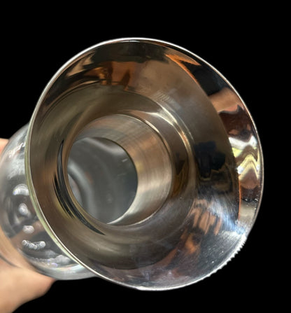 Mixy Glass Carafe – Modern Drink Pitcher (Missing Lid)