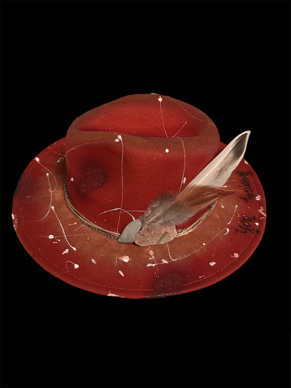 “You Belong Among the Wildflowers” Custom Cowboy Hat