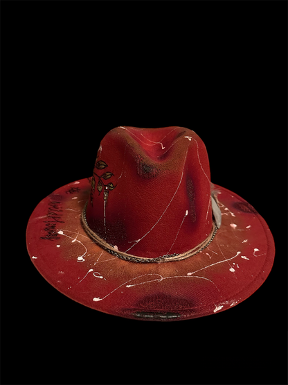 “You Belong Among the Wildflowers” Custom Cowboy Hat