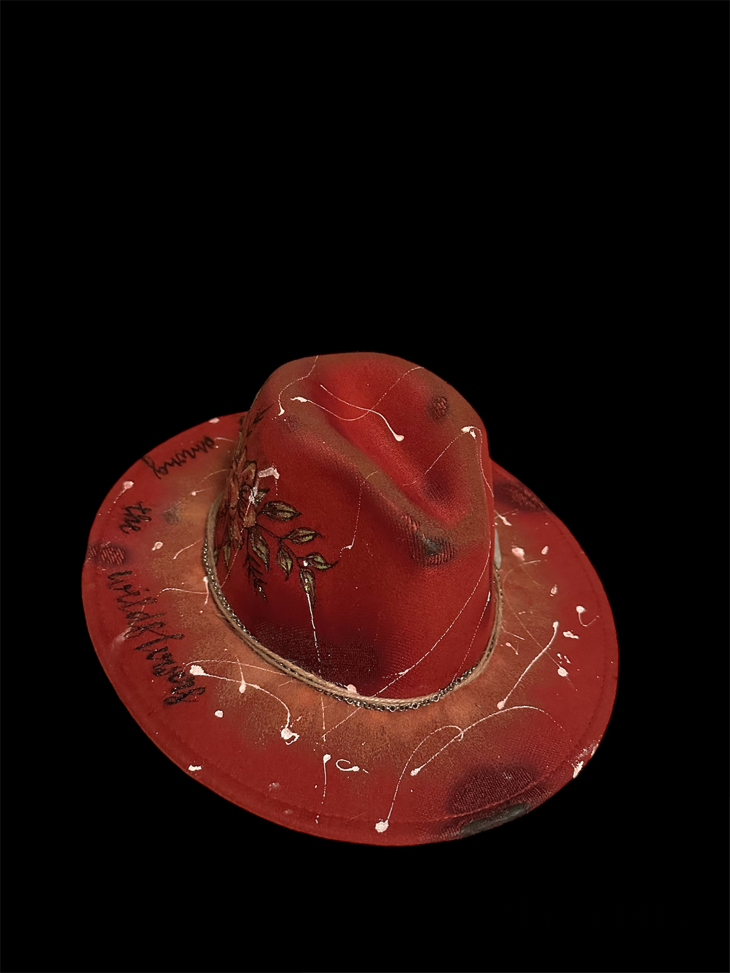 “You Belong Among the Wildflowers” Custom Cowboy Hat