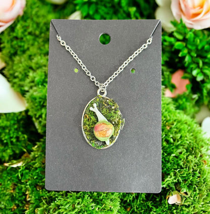 “Forest Wanderer” Snail Necklace