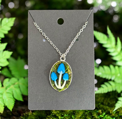 “Enchanted Grove” Mushroom Necklace