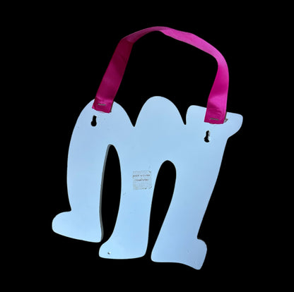 Cowgirl “M” Hanging Décor