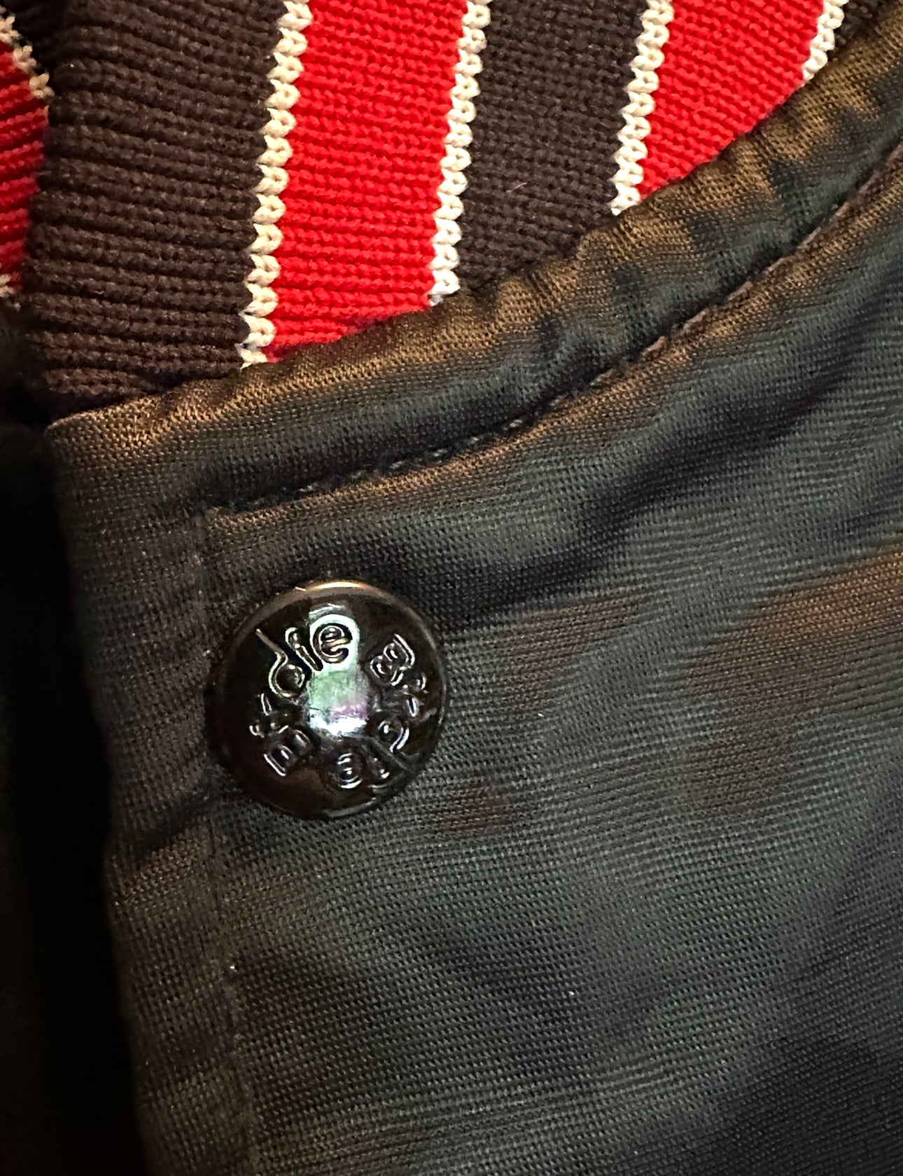 Vintage Birdie “Jackson Band” Satin Varsity Jacket – 1980s Made in USA (XL)