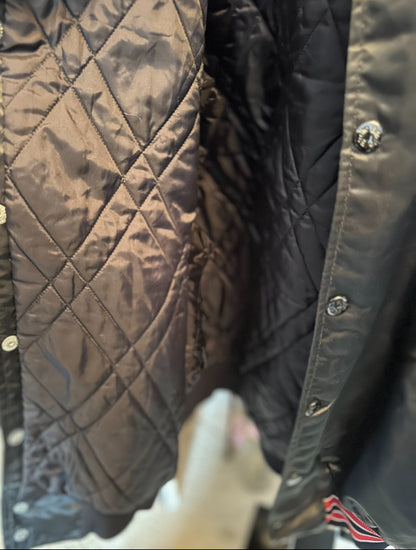 Vintage Birdie “Jackson Band” Satin Varsity Jacket – 1980s Made in USA (XL)