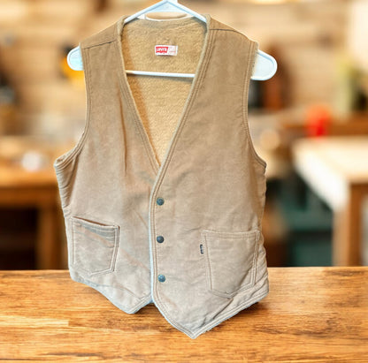 Vintage Levi’s Genuine Suede Leather & Sherpa Vest