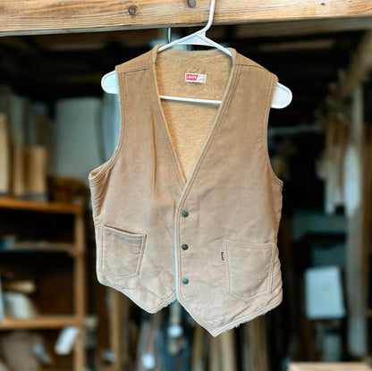 Vintage Levi’s Genuine Suede Leather & Sherpa Vest
