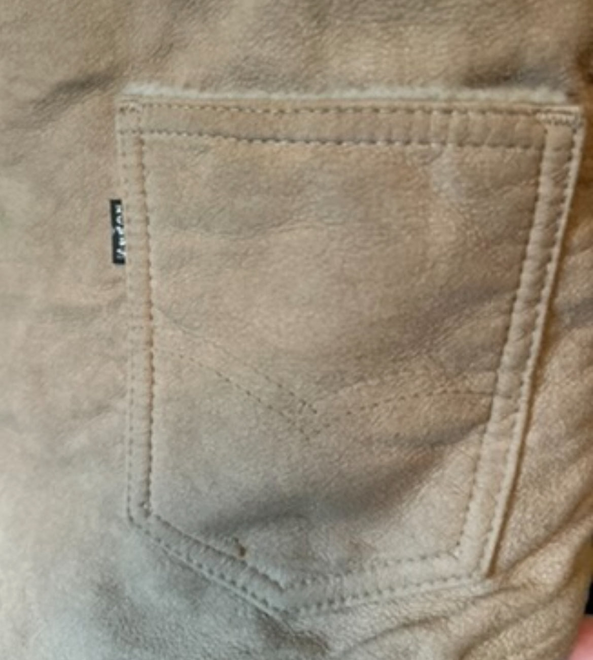 Vintage Levi’s Genuine Suede Leather & Sherpa Vest