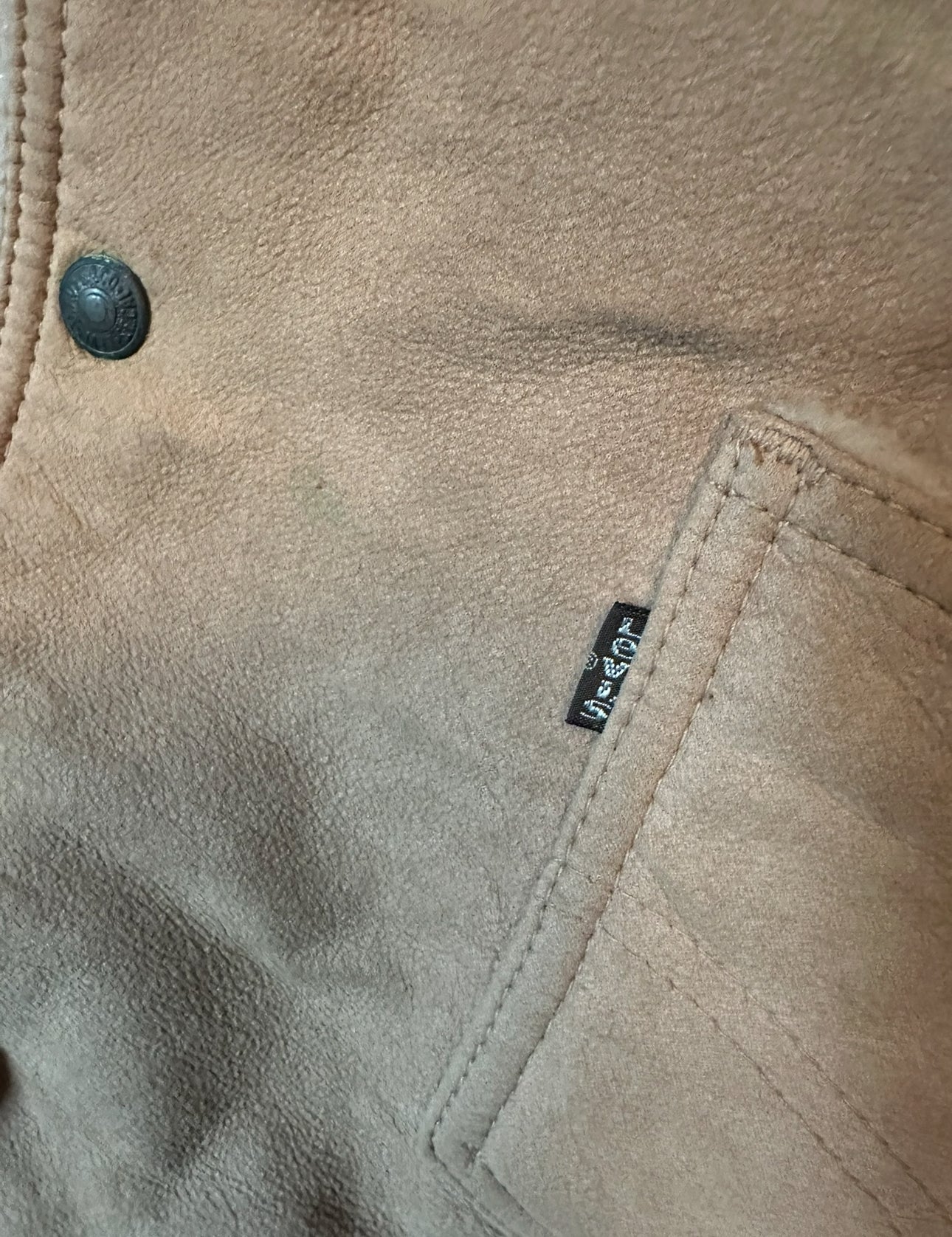 Vintage Levi’s Genuine Suede Leather & Sherpa Vest