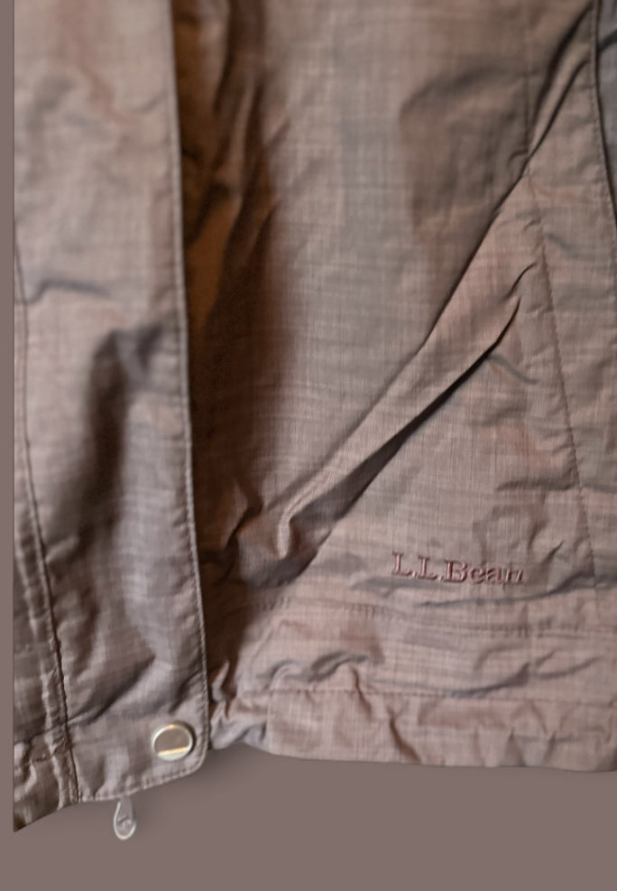 Vintage L.L. Bean Lightweight Windbreaker Jacket – Brown (Size S)