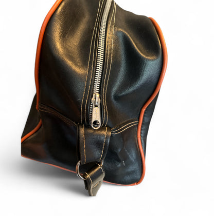 Vintage De Kalb Bear Band Duffel Bag – Black & Orange