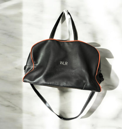 Vintage De Kalb Bear Band Duffel Bag – Black & Orange