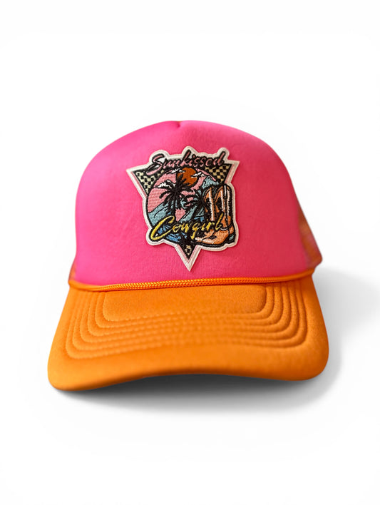 Sun Kissed Cowgirl Trucker Hat