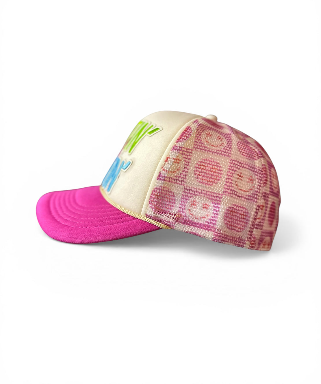 Boatin’ & Floatin’ Trucker Hat – Neon Beach Babe Edition