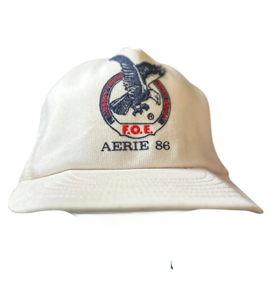 Vintage F.O.E. Aerie 86 Trucker Hat – Fraternal Order of Eagles Snapback Cap