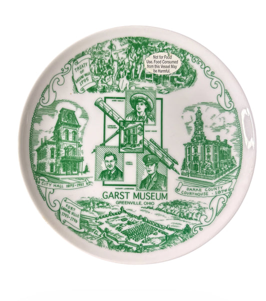 Vintage Garst Museum Greenville Ohio Collector Plate – Darke County Historical