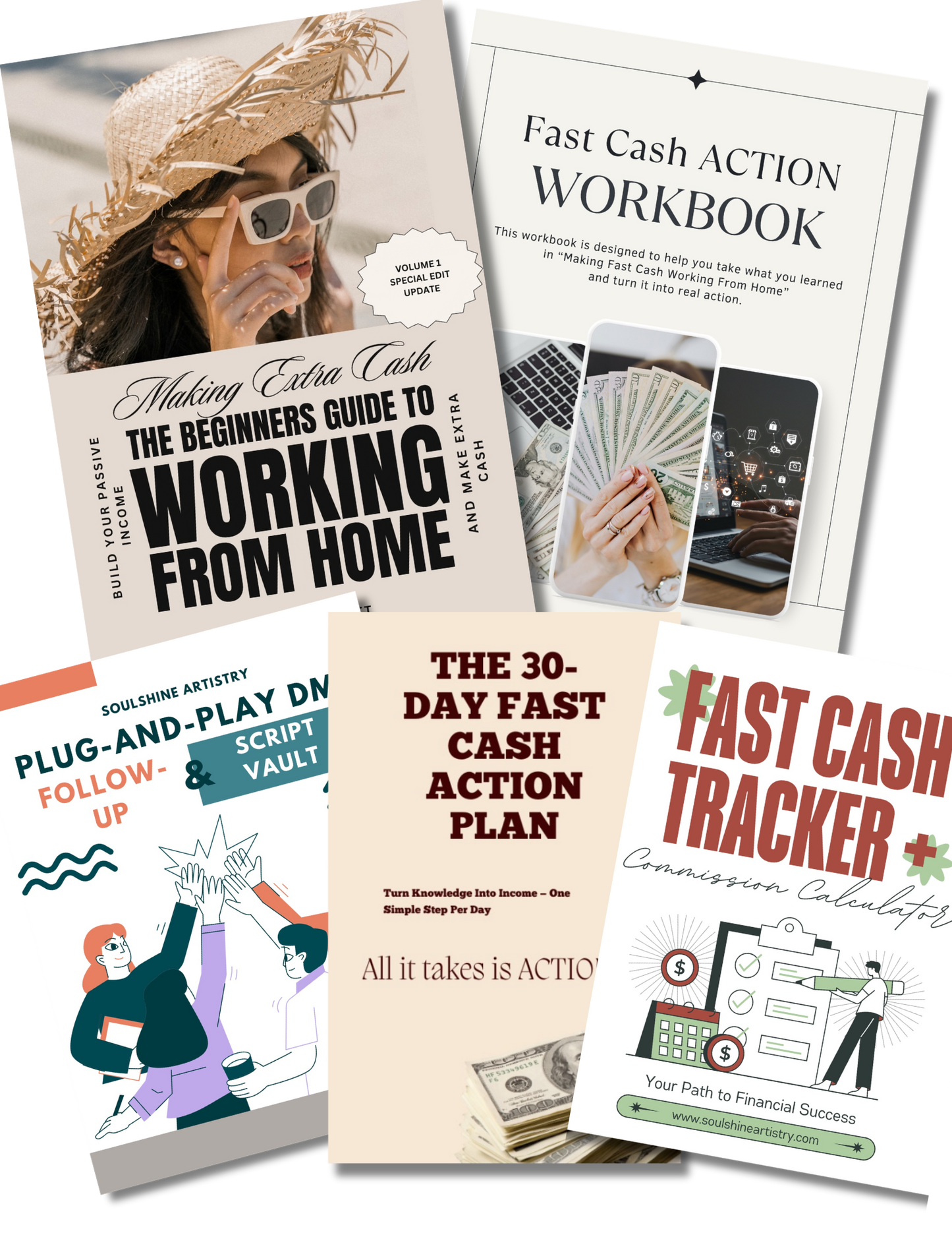 "The Ultimate Extra Cash Success Bundle" E-Book & E-Workbook Set