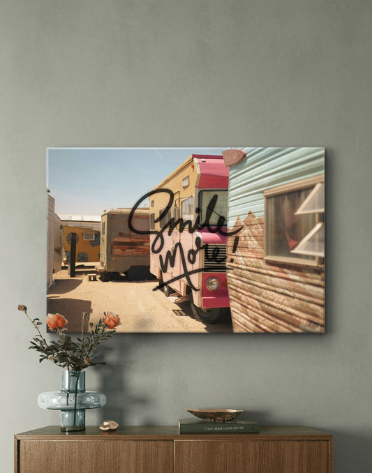 "Smile More" Art Print: Modern Wall Decor  (Digital Download)