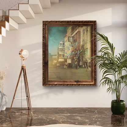 "Enjoy Today" Art Print: Modern Wall Decor  (Digital Download)