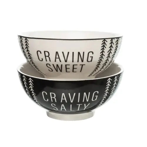 Salty/ Sweet Cereal Bowls S/2