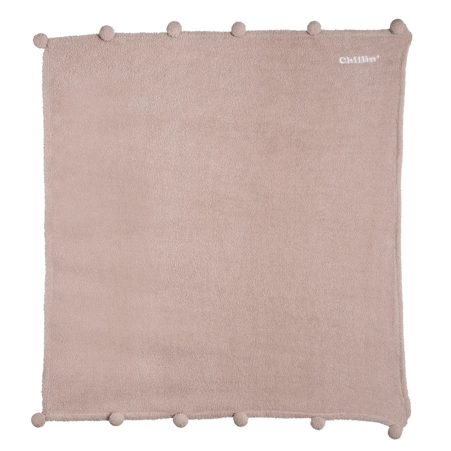 "Chillin" 60" Gray Blanket