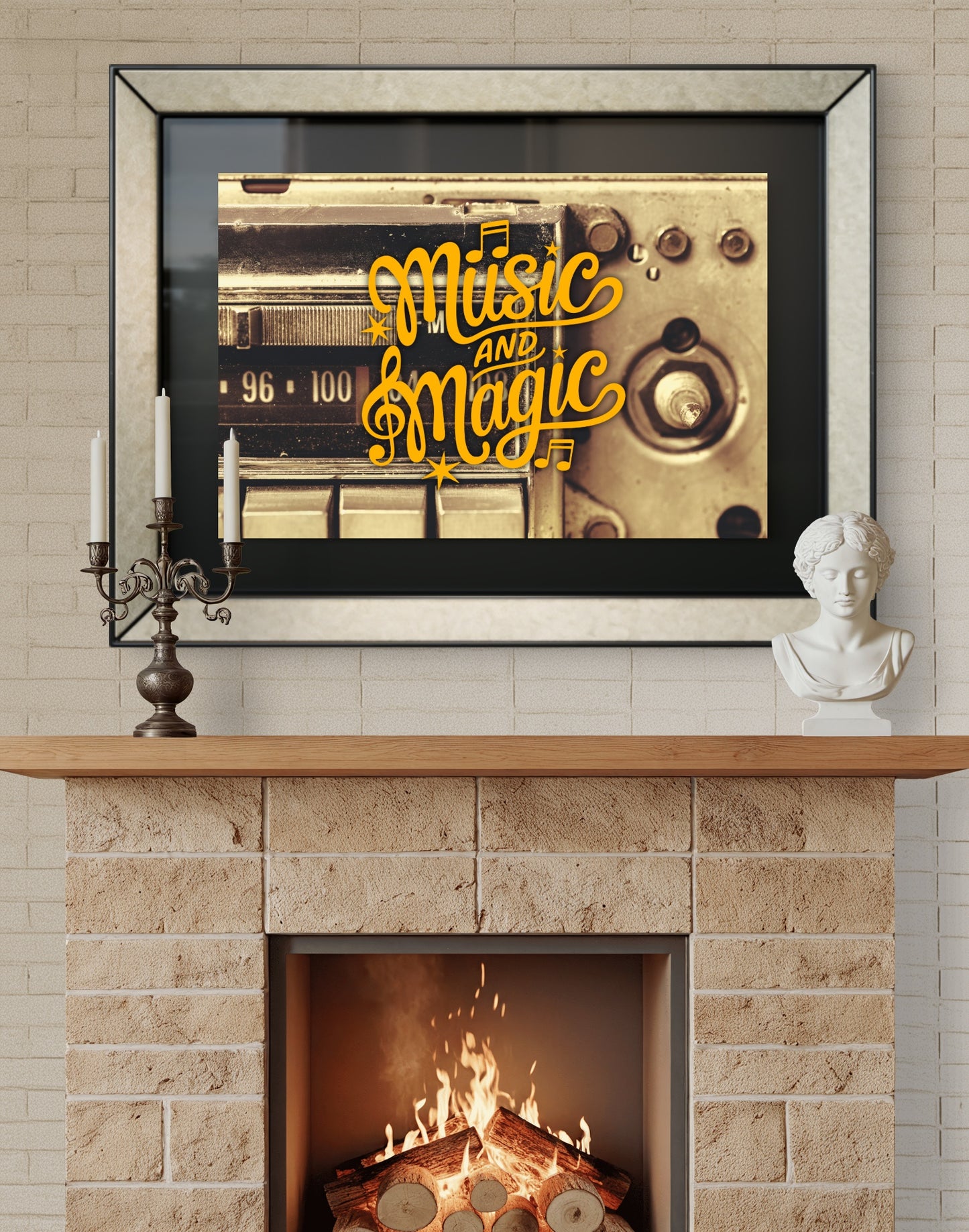 "Music & Magic" Art Print: Modern Wall Decor  (Digital Download)