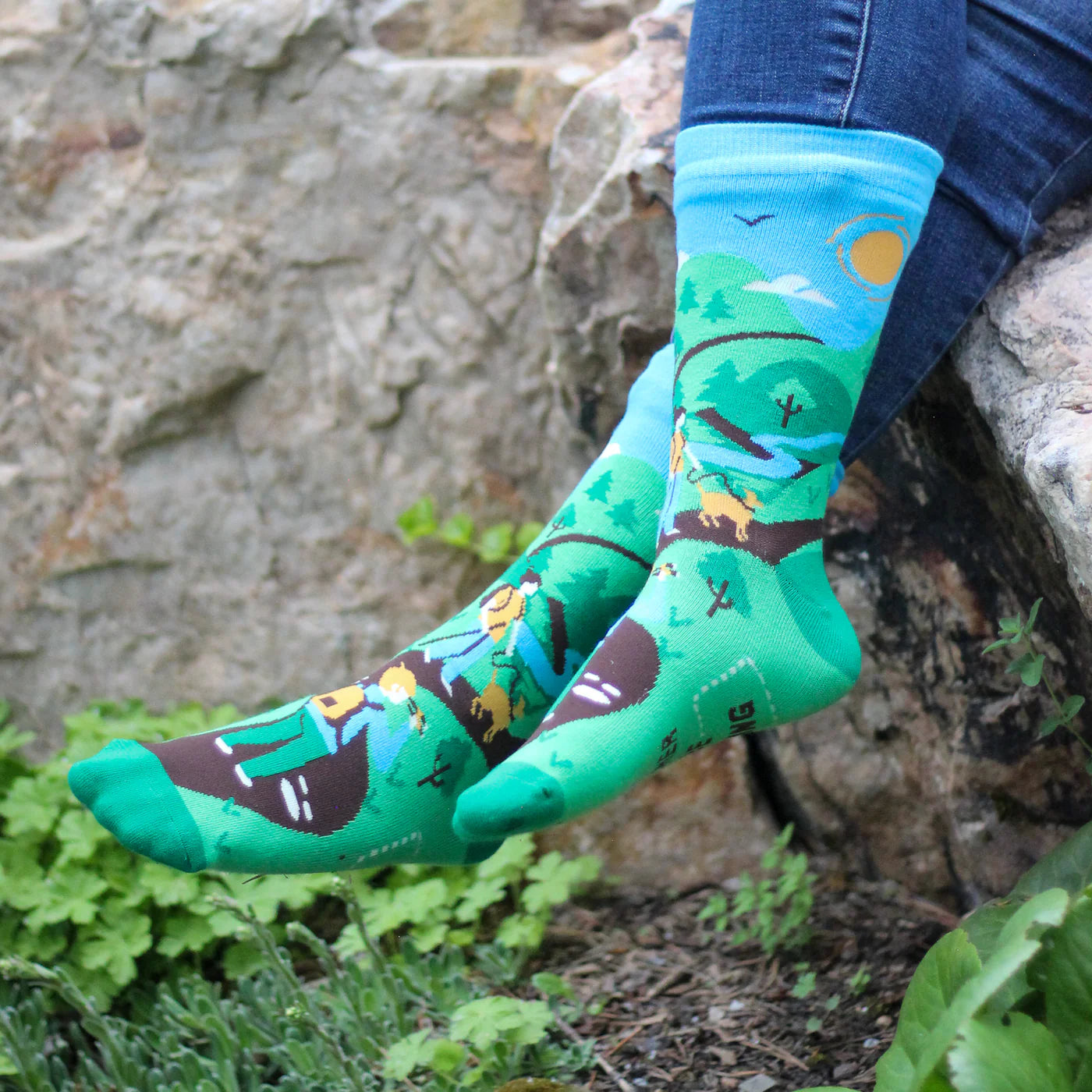 I'd Rather Be Hiking Socks